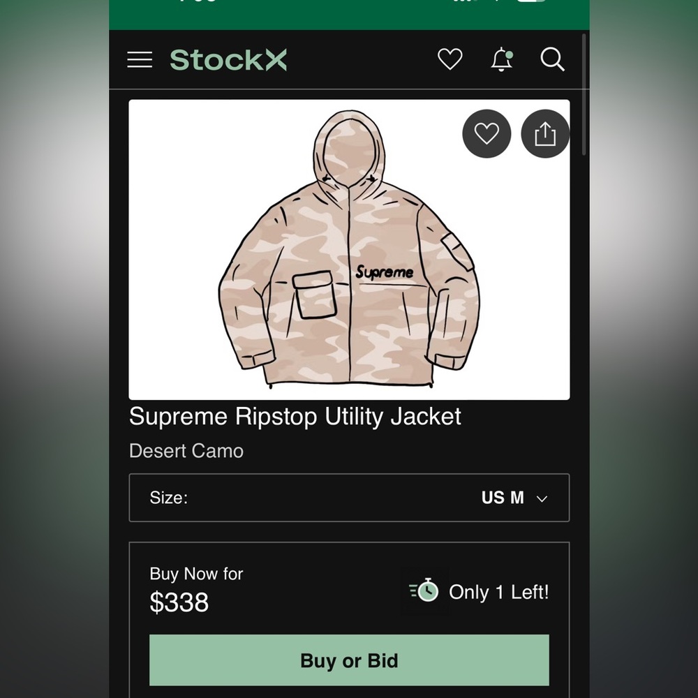 Supreme Ripstop Utility Jacket